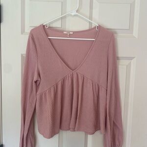 This shirt is from Francesca’s and the brand is mi ami.